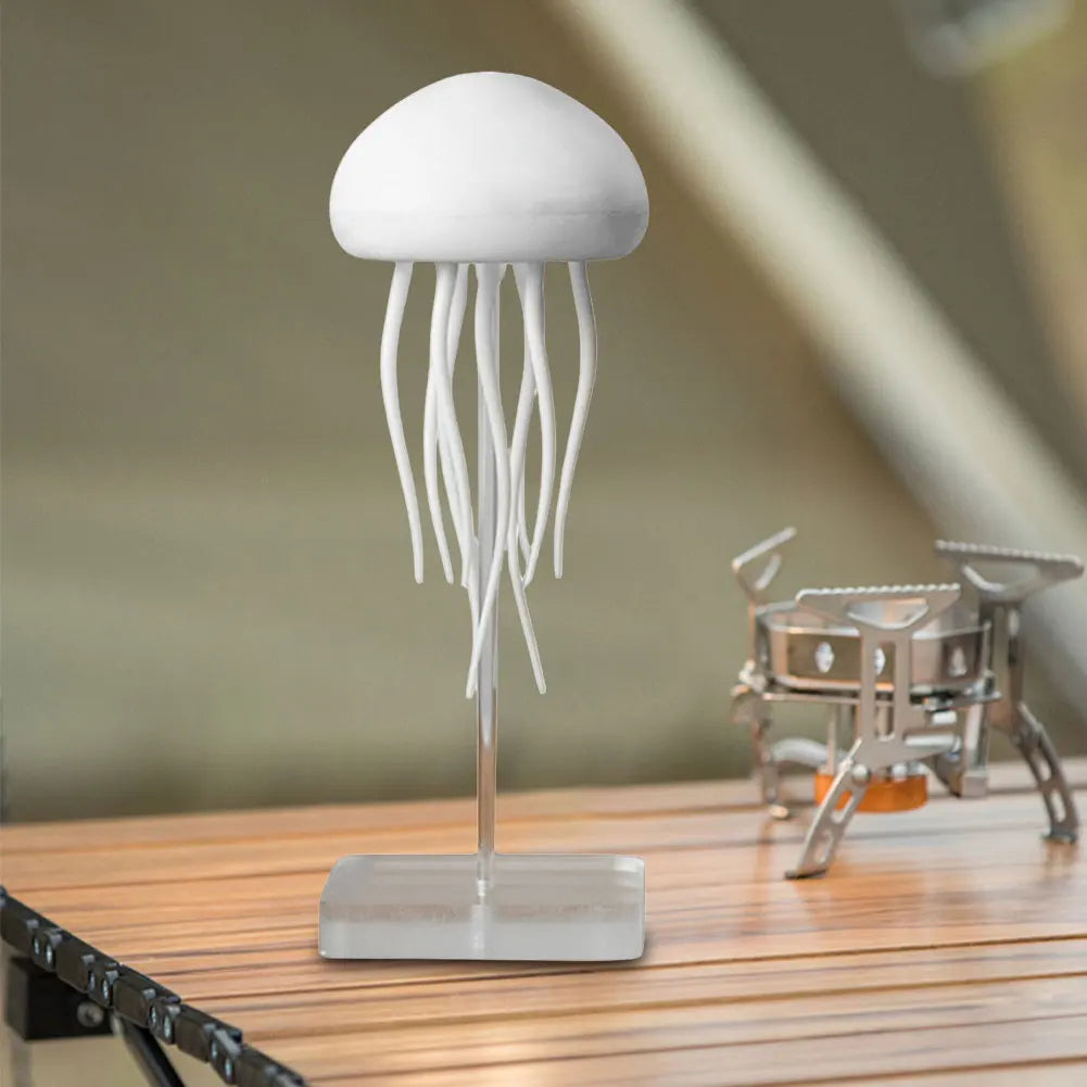 Cartoon Jellyfish Night Light RGB Gradient Cute Jellyfish Bedside Lamp Voice Control Type-C Charging LED Night Lamp